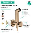 HANSGROHE - Douchette bidette EcoSmart S avec robinet d'arret et corps d'encastrement Bronze brossé - vignette
