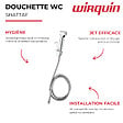 WIRQUIN - Kit douchette WC Shattaf 1 jet chromé - vignette