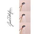 JACOB DELAFON - Pommeau de douche 3 jets Metro signature noir mat + flexible - vignette