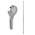 VILLEROY ET BOCH - Pommeau de douche Verve Showers 3 jets + Flexible de douche Universal Showers 160 cm Chromé - vignette