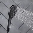 JACOB DELAFON - Pommeau de douche 3 jets Metro signature noir mat - vignette