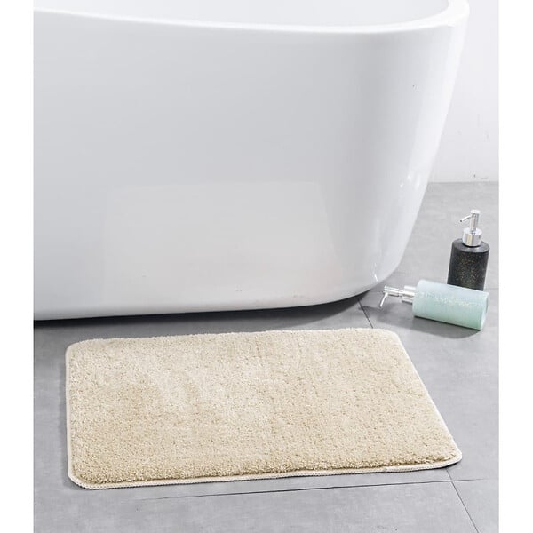 SWISS AQUA TECHNOLOGIES - Vision 50x80 cm tapis de salle de bain en polyester, beige (SATDPREDBE) - large