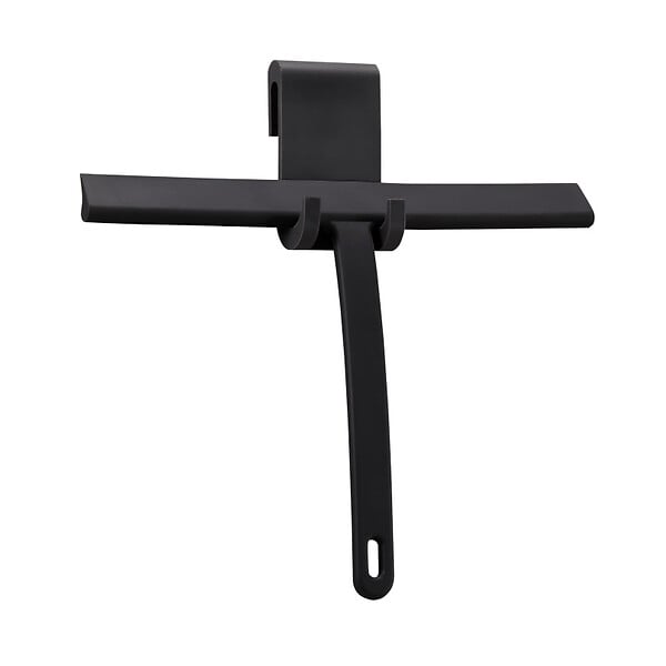 SWISS AQUA TECHNOLOGIES - Raclette en silicone avec crochet de suspension, noir mat (SATDSTERKASHSC) - large