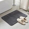 SWISS AQUA TECHNOLOGIES - Vision 50x80 cm tapis de salle de bain en polyester, anthracite (SATDPREDAN) - vignette