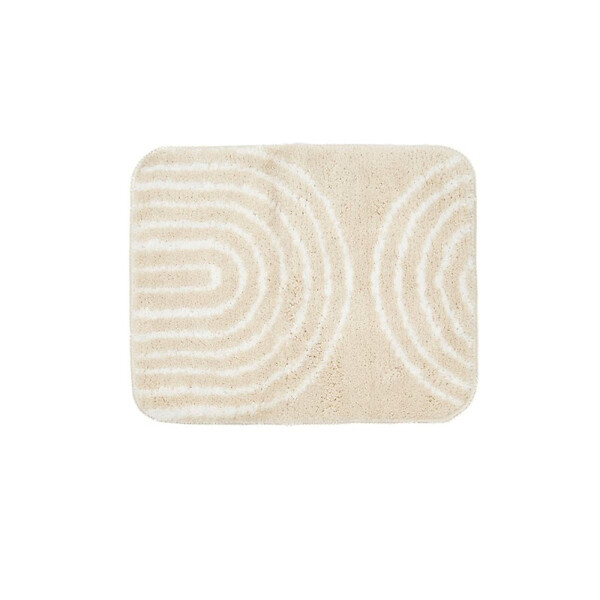 SWISS AQUA TECHNOLOGIES - Tapis de salle de bain de 50x40 cm, lavable en machine, beige (SATDPREDWC07BE) - large