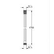 GROHE - Flexible  douche 175 cm Silverflex TwistStop Cool Sunrise - vignette