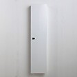 KIAMAMI VALENTINA - Colonne Pour Salle De Bains Élément Haut Blanc Brillant Avec Porte Simply - vignette