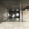 SANIVERRE - Paroi de douche Italienne ROMA-BLACK 160 x 200 cm verre 8 mm centre-opaque - vignette
