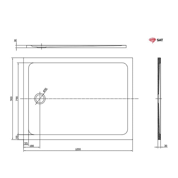 GROHE - Pack Douche Complet – Paroi Walk-In 120x200 Chrome + Colonne Grohe Eurosmart 2 Jets + Receveur Marbre Coulé Blanc 120x90 - large