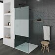 SANIVERRE - Paroi de douche Italienne ROMA 170 x 200 cm verre 8 mm centre-opaque - vignette