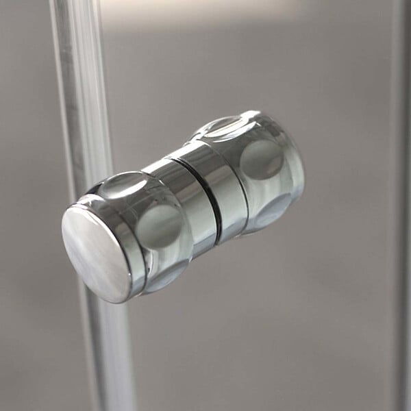 SWISS AQUA TECHNOLOGIES - Project 90x90 cm cabine de douche carrée en verre avec receveur et profilés, blanc (4000693) - large