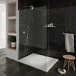 SANIVERRE - Paroi de douche Italienne ROMA 140 x 200 cm verre 8 mm transparent - vignette