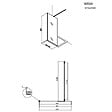 SWISS AQUA TECHNOLOGIES - Pack Douche Complet – Paroi Walk-In 100x200 Chrome + Colonne SAT 3 Jets + Receveur Marbre Coulé Blanc 120x90 (SAT100C7PR129W) - vignette
