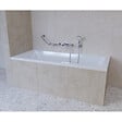 SIKO - Poignée de baignoire murale Multi 42 cm forme coudée avec porte-savon, inox (MAD501ENRZ) - vignette