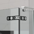 SWISS AQUA TECHNOLOGIES - TGD NEW 100x100 cm cabine de douche carrée avec profilé magnétique, verre transparent EasyClean (SATTGDN100100) - vignette