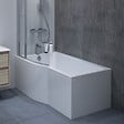 IDEAL STANDARD - Baignoire bain douche 150 x 80 cm gauche Connect Air + vidage Blanc - vignette