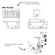 VILLEROY ET BOCH - Baignoire droite 170 x 75  O.Novo + Vidage de baignoire blanc - vignette