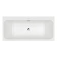 VILLEROY ET BOCH - Baignoire droite 180 x 80 Architectura + Vidage de baignoire chromé - vignette