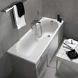 VILLEROY ET BOCH - Baignoire droite 170 x 70 O.Novo + Pieds + Vidage chromé - vignette