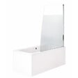 JACOB DELAFON - Baignoire droite 180 X 80 Elise acrylique + pare bain volet droite + tablier en angle + vidage - vignette