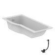 IDEAL STANDARD - Baignoire bain douche 170 x 80 cm gauche Connect Air + vidage Chromé - vignette