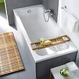 DURAVIT - Baignoire droite 170 X 70 D-Code acrylique bonde au centre + vidage chromé - vignette