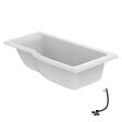 IDEAL STANDARD - Baignoire bain douche 150 x 80 cm droite Connect Air + vidage Blanc - vignette