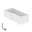 IDEAL STANDARD - Baignoire bain douche 170 x 80 cm gauche Connect Air + tablier + vidage Blanc - vignette