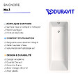 DURAVIT - Baignoire droite 180 X 80 Duravit No.1 + vidage chromé - vignette