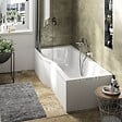 IDEAL STANDARD - Baignoire bain douche 170 x 80 cm droite Connect Air + tablier + pieds + vidage Blanc - vignette