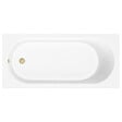VILLEROY ET BOCH - Baignoire droite 160 x 70  O.Novo + Vidage de baignoire doré - vignette
