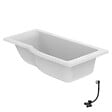 IDEAL STANDARD - Baignoire bain douche 150 x 80 cm droite Connect Air + vidage Chromé - vignette