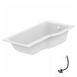 IDEAL STANDARD - Baignoire bain douche 170 x 80 cm droite Connect Air + vidage Blanc - vignette