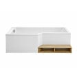 JACOB DELAFON - Pack baignoire bain douche 180 x 90 Neo version gauche + tablier en niche - vignette