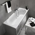 VILLEROY ET BOCH - Baignoire droite 170 x 70  O.Novo + Vidage de baignoire blanc - vignette