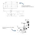 VILLEROY ET BOCH - Baignoire droite 170 x 75 Architectura + Pieds + Vidage de baignoire blanc - vignette