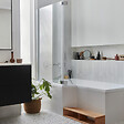 JACOB DELAFON - Pack baignoire bain douche 160 x 90  Neo version gauche + pare bain chromé + tablier en niche - vignette