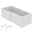 IDEAL STANDARD - Baignoire bain douche 170 x 80 cm gauche Connect Air + tablier + pieds - vignette
