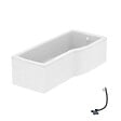 IDEAL STANDARD - Baignoire bain douche 170 x 80 cm droite Connect Air + tablier + vidage Blanc - vignette
