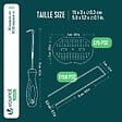 VOUNOT - Lot de 150 piquets de fixation U 150x30mm avec 75 Rondelles de fixation plastique - vignette