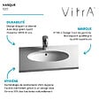 VITRA - Vasque à encastrer par le dessous VitrA S20 42 cm - vignette