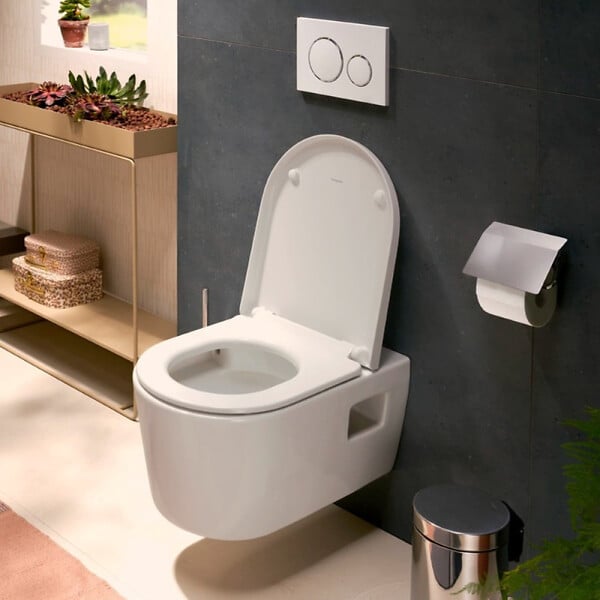 HANSGROHE - EluPura Original S abattant WC SoftClose, blanc (60148450) - large