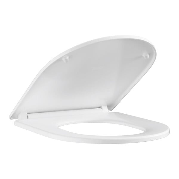 GROHE - Euro Ceramic siège abattant WC en Duroplast amovible avec frein de chute, blanc (102500SH00) - large
