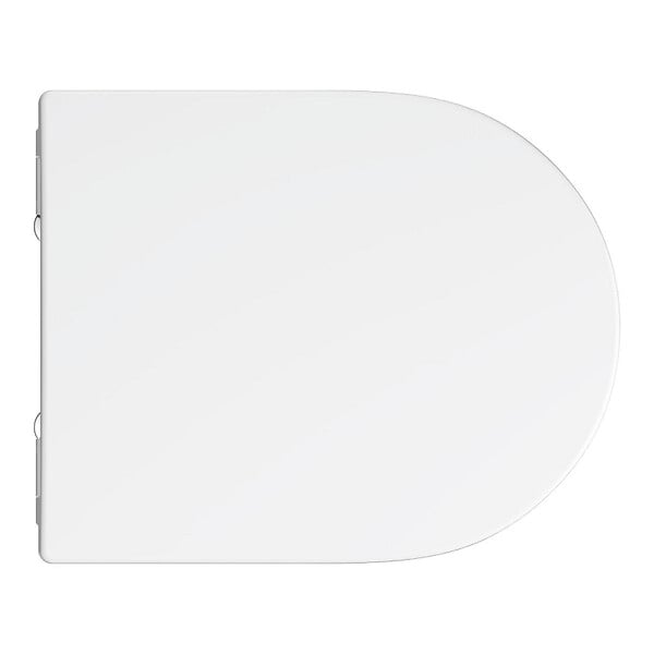 GROHE - Euro Ceramic siège abattant WC en Duroplast amovible avec frein de chute, blanc (102500SH00) - large