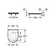 GROHE - Euro Ceramic siège abattant WC en Duroplast amovible avec frein de chute, blanc (102500SH00) - vignette