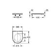 GROHE - Euro Ceramic siège abattant WC amovible en duroplast avec frein de chute, blanc (102501SH00) - vignette