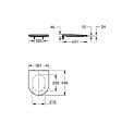 GROHE - Essence abattant WC avec fermeture SoftClose frein de chute, blanc brillant (39577001) - vignette