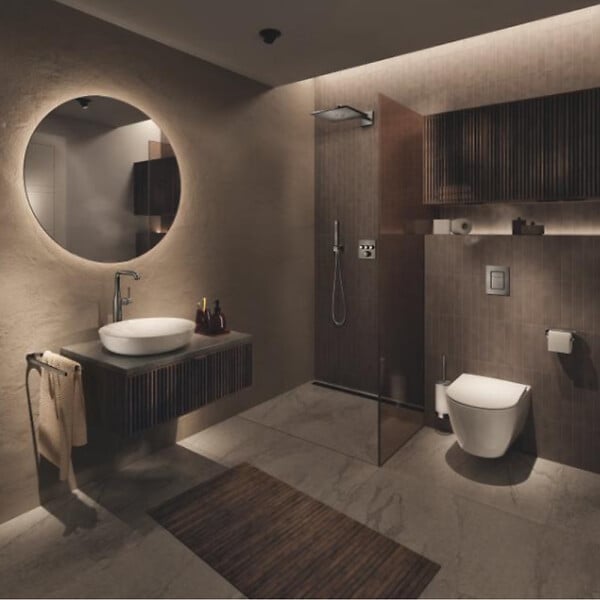 GROHE - Essence abattant WC avec fermeture SoftClose frein de chute, blanc brillant (39577001) - large