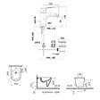 VITRA - Vitra Integra bidet suspendu 35,5x54 cm + trop-plein + Swiss Aqua Technologies Project mitigeur monocommande (7042-0288SATBS235) - vignette