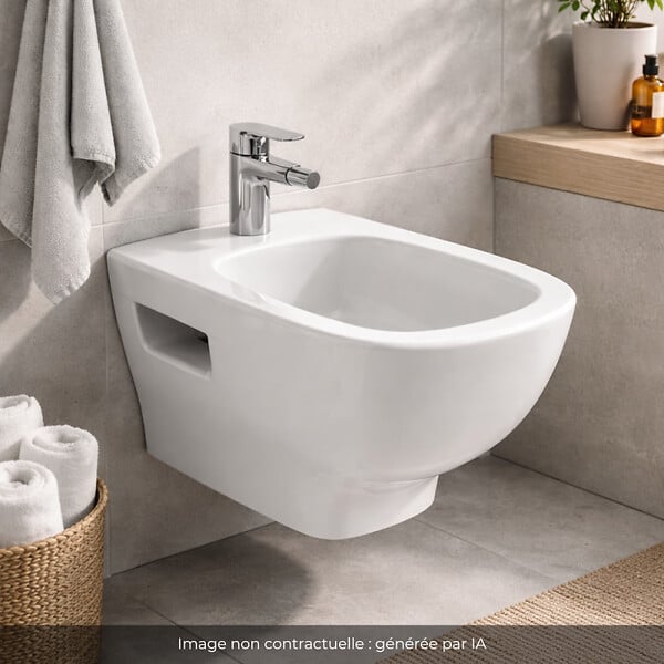 JACOB DELAFON - Bidet suspendu Struktura céramique - large